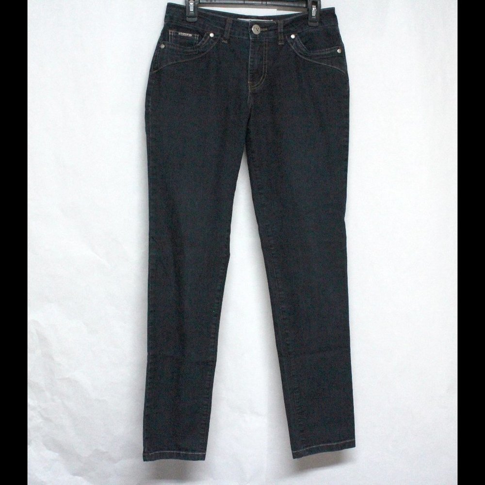 Women's Beija Flor 6/28 Jennifer Skinny Blue Denim Jeans Made In Brazil